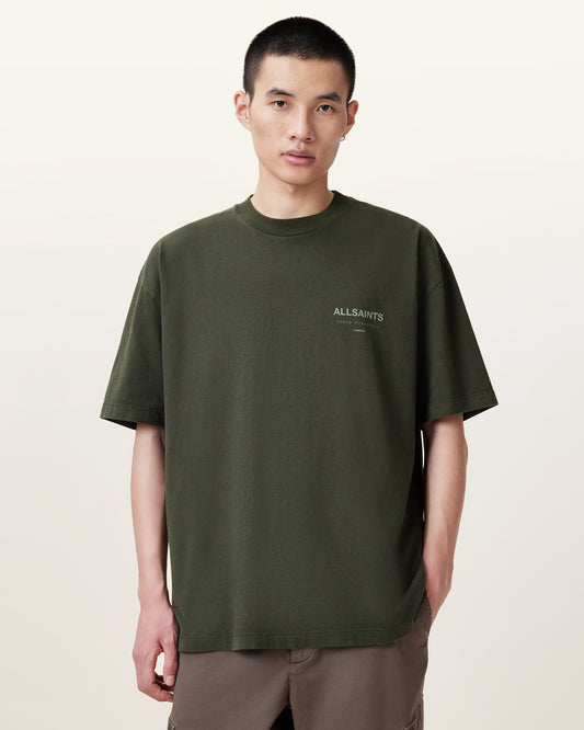 KOMBU GREEN Color Underground SS Crew from AllSaints