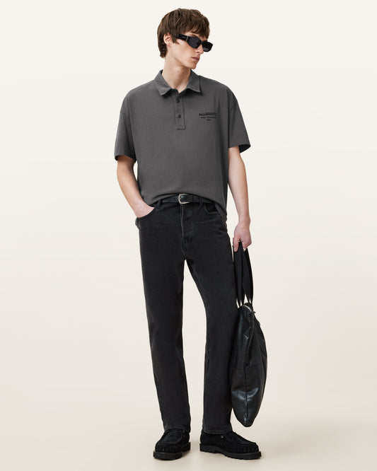 GRAVESTONE GREY Color Xander SS Polo from AllSaints