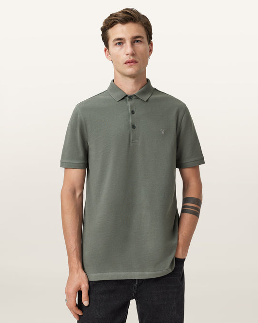 GASTOR GREEN Color Reform SS Polo from AllSaints