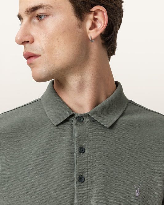 GASTOR GREEN Color Reform SS Polo from AllSaints