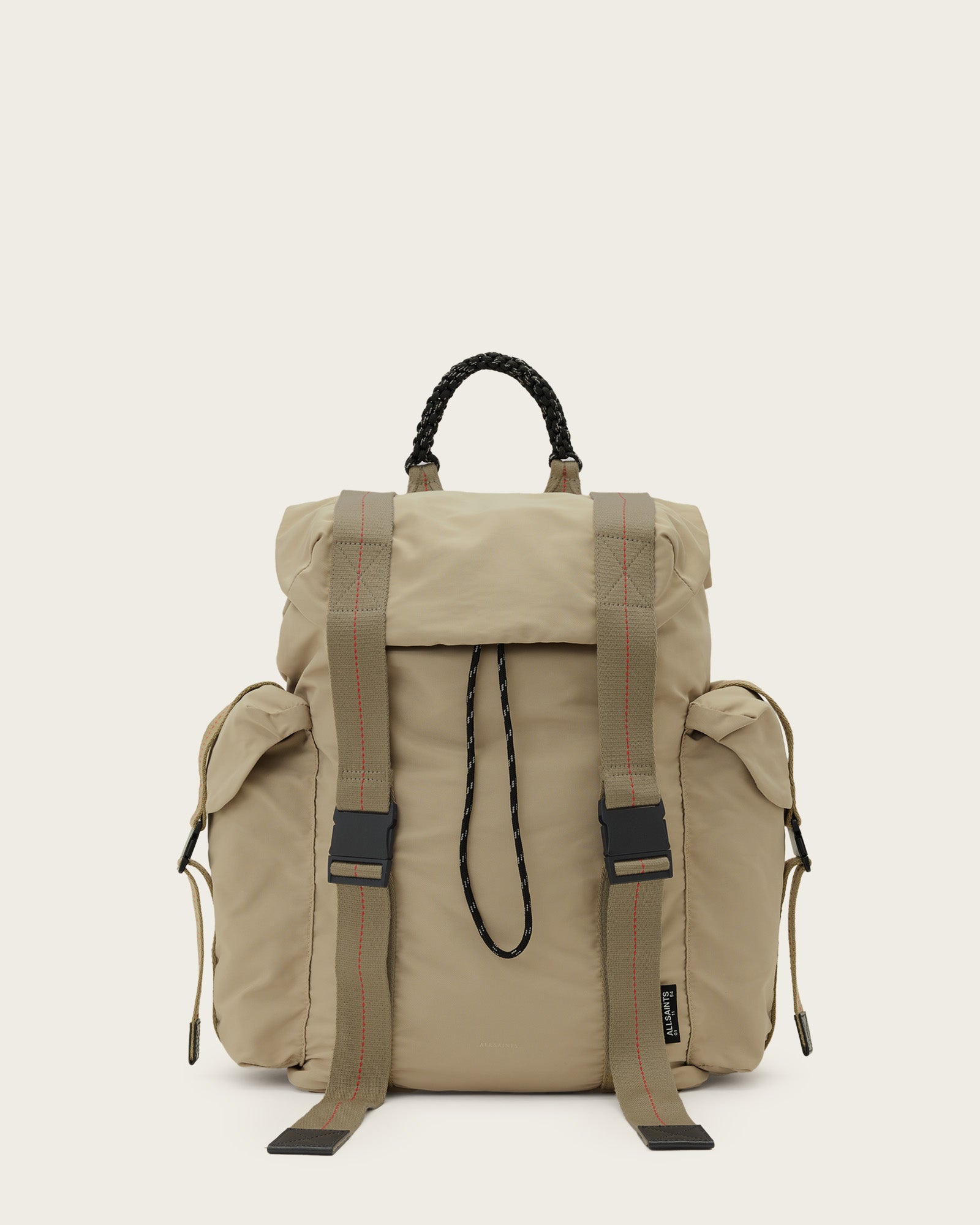 Light Khaki Color Mars Rope Backpack from AllSaints
