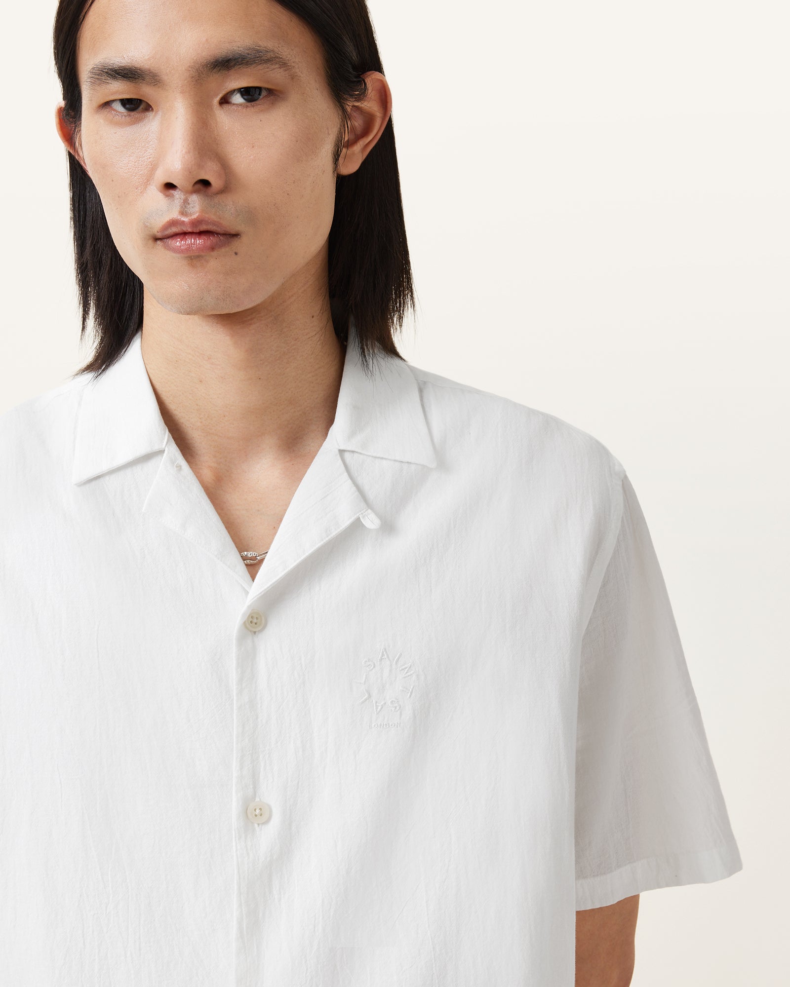White Color Haven SS Shirt from AllSaints