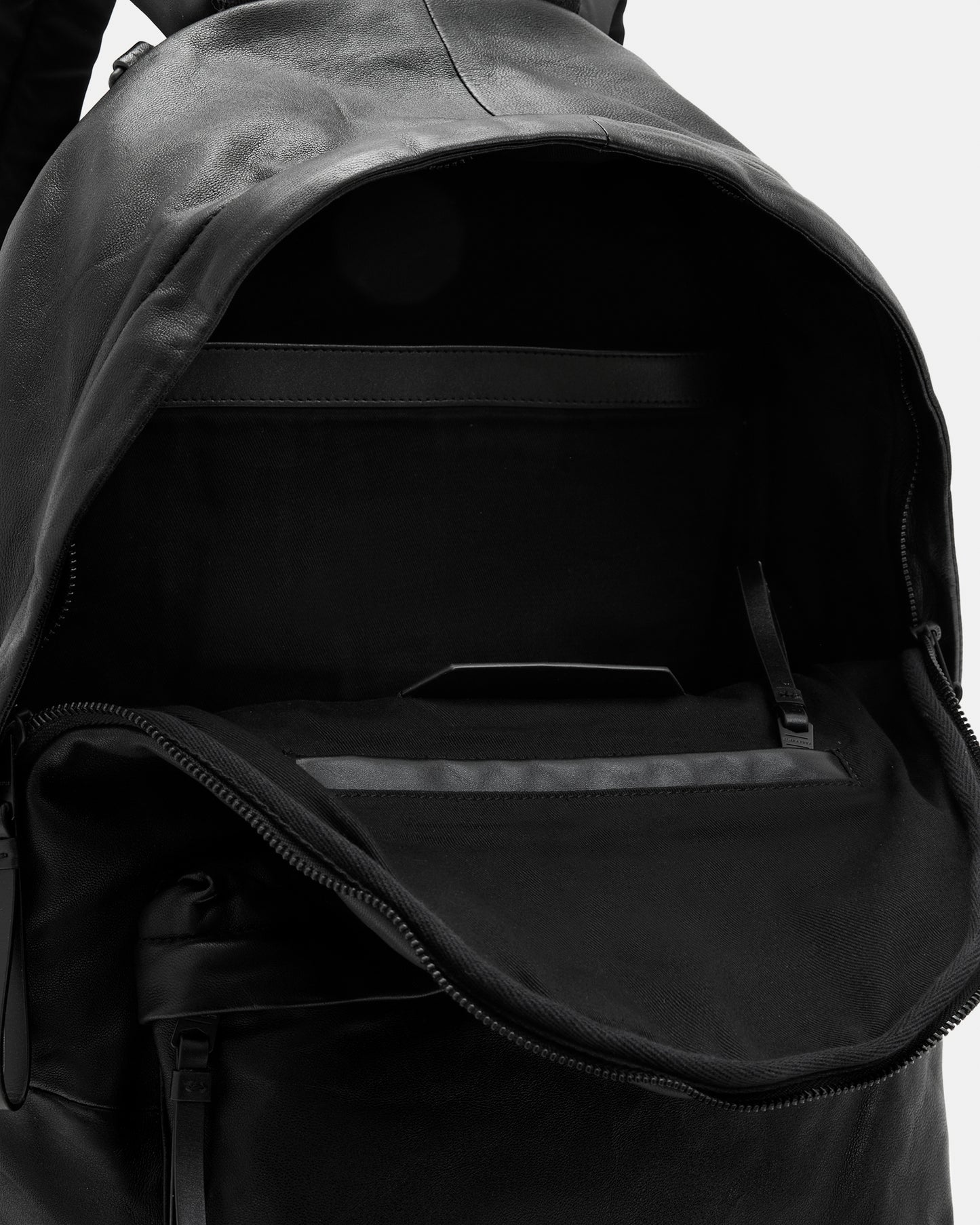 Carabiner Leather Backpack