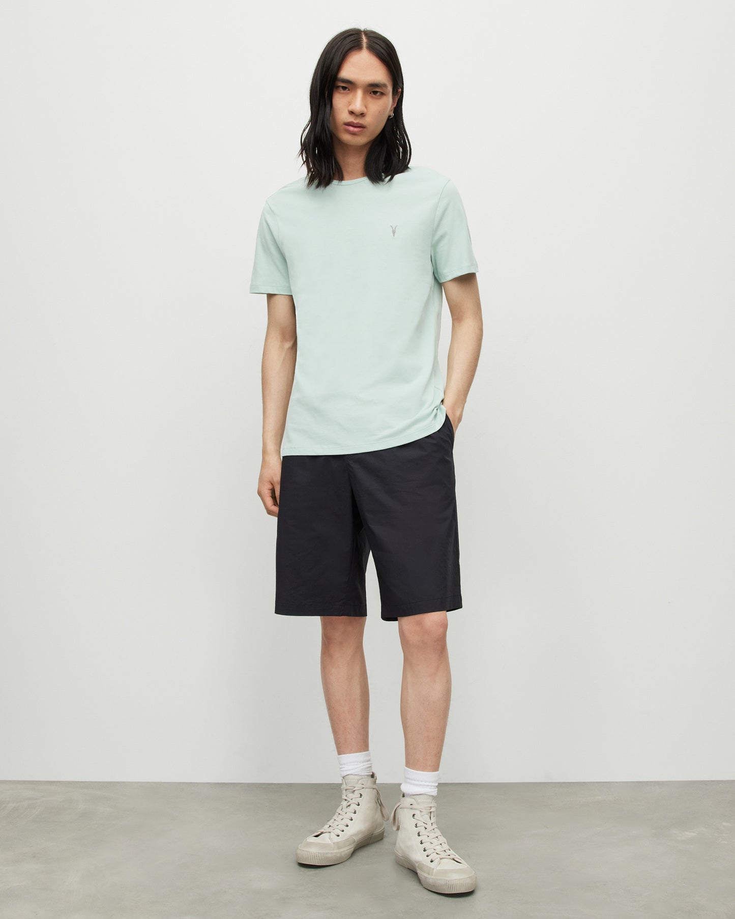 Brace Brushed Cotton Crew T-Shirt