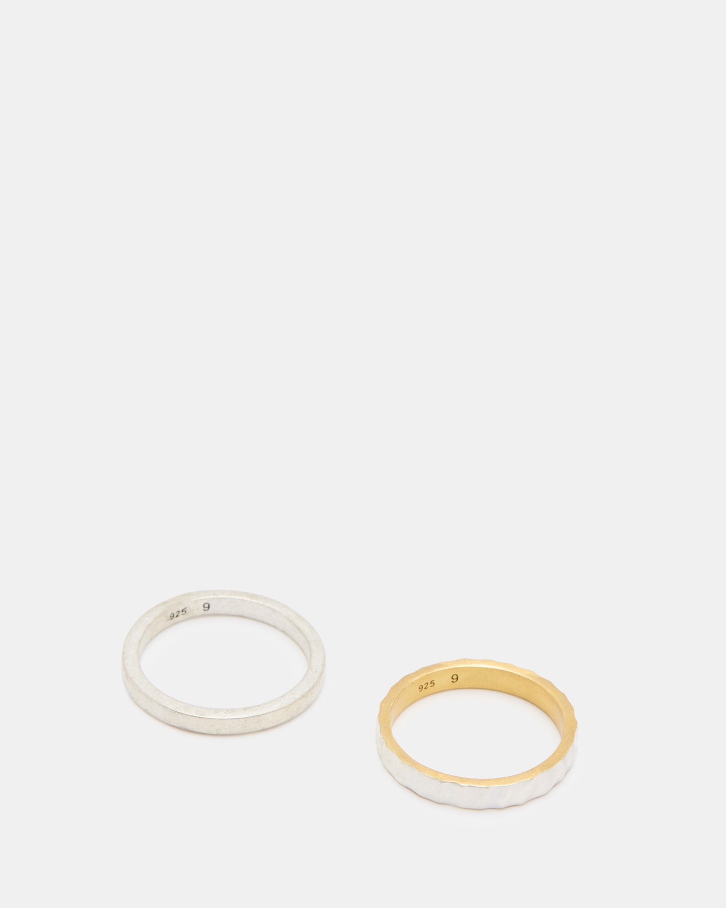 Jensen Two Tone Ring Set