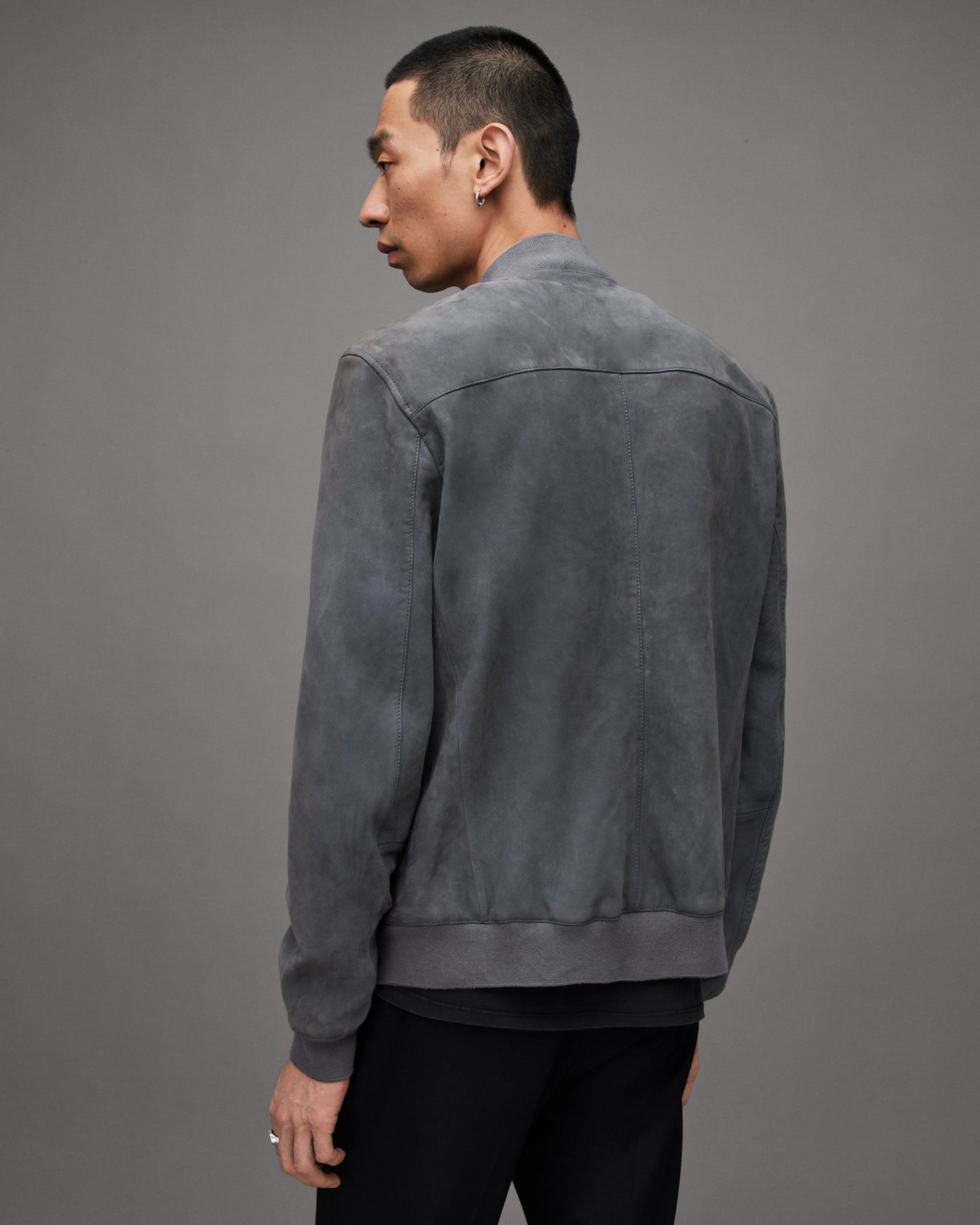 Kemble Suede Bomber Leather Jacket