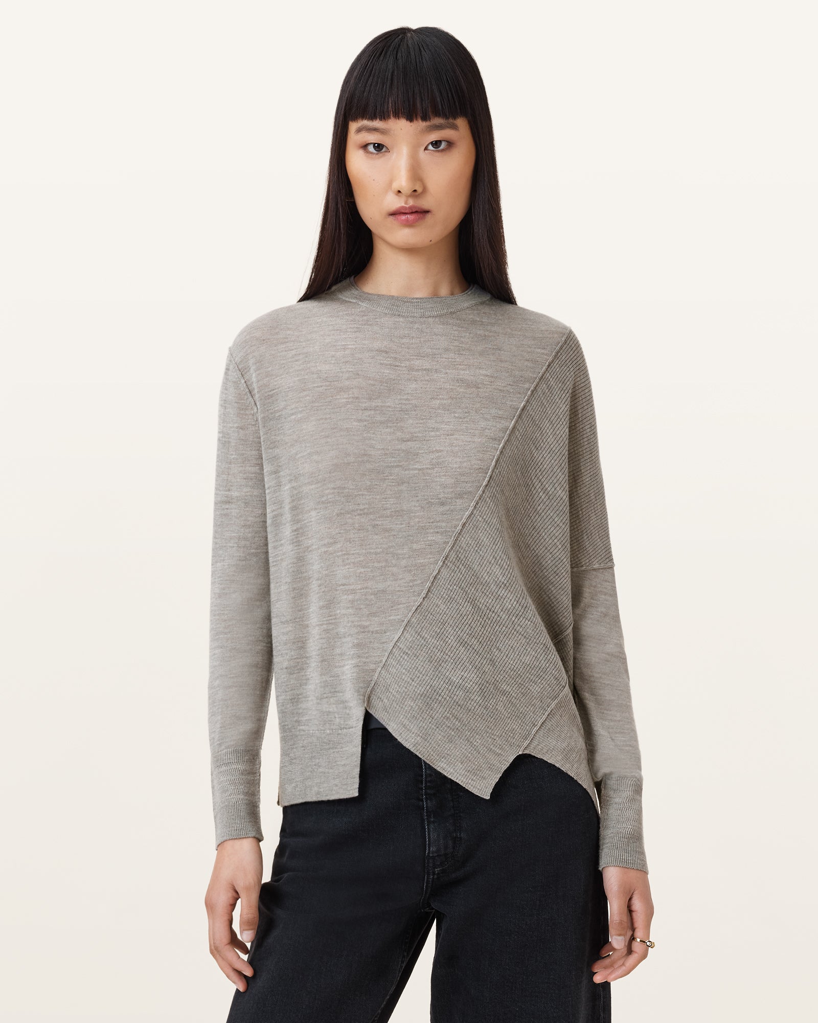 SAND GREY Color Isla Jumper from AllSaints