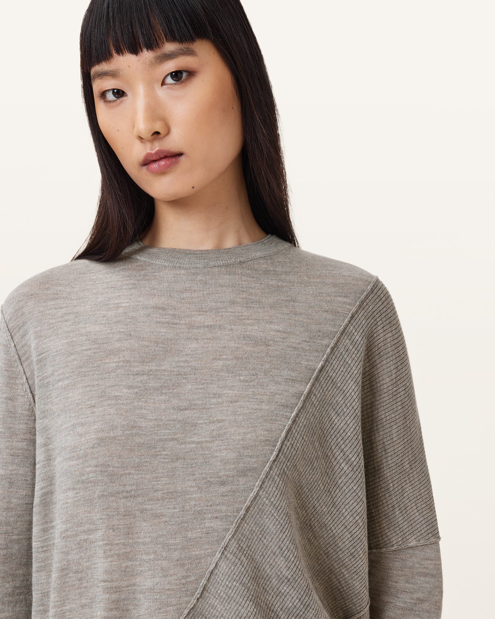 SAND GREY Color Isla Jumper from AllSaints