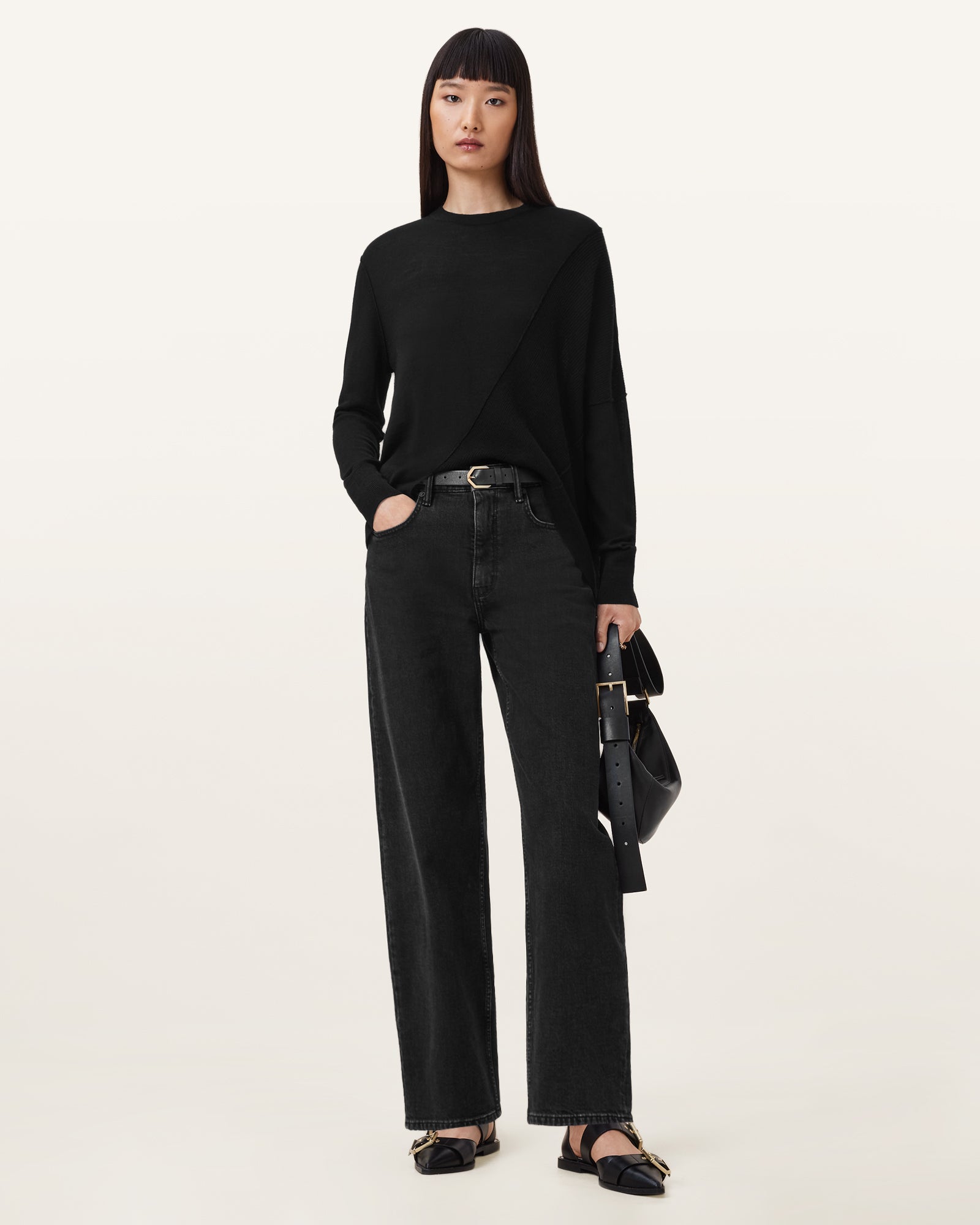 Black Color Isla Jumper from AllSaints