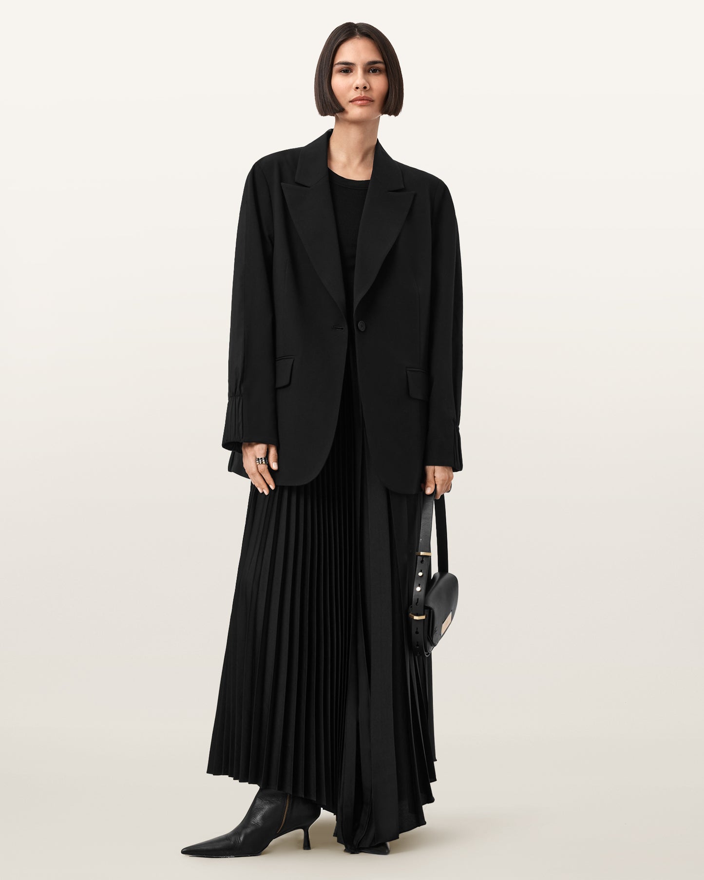 Black Color Alassett Blazer from AllSaints
