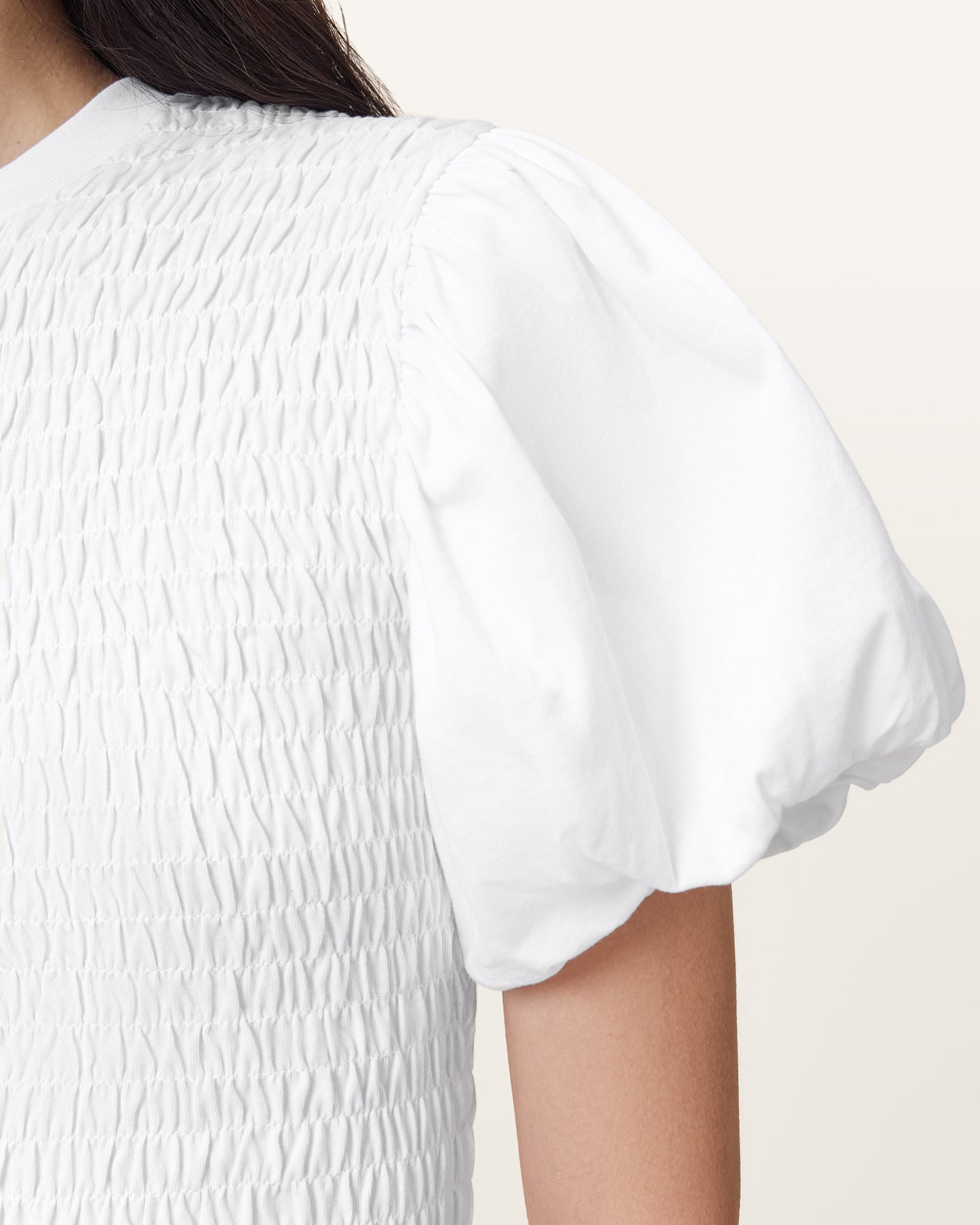 Optic White Color Dael Top from AllSaints