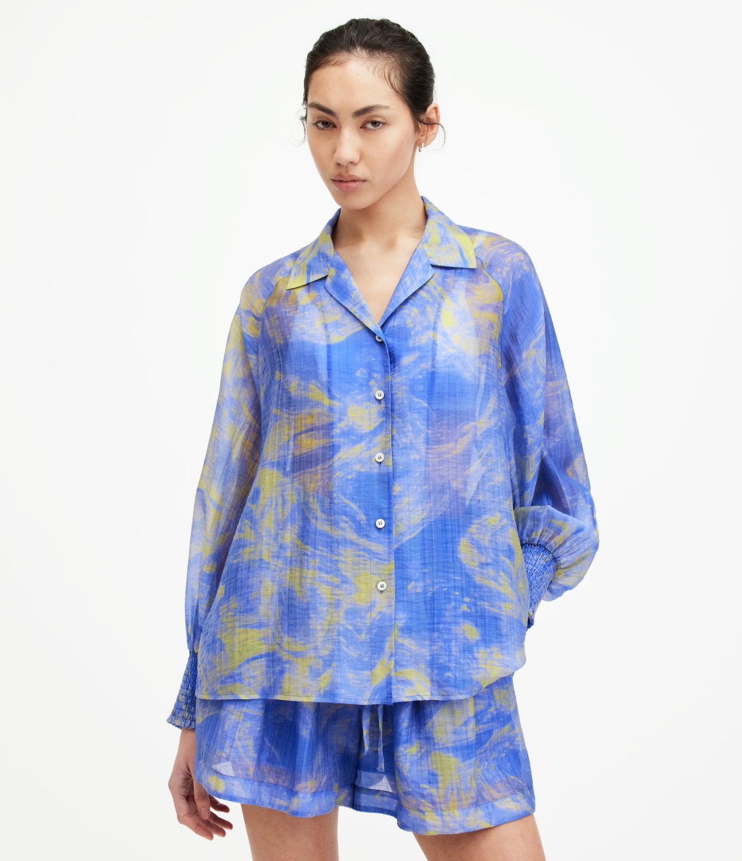 Isla Inspiral Shirt - AllSaints Hong Kong