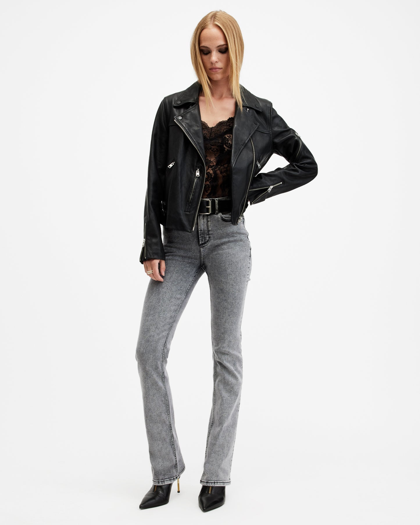 Haldan Slim Bootcut Denim Jeans