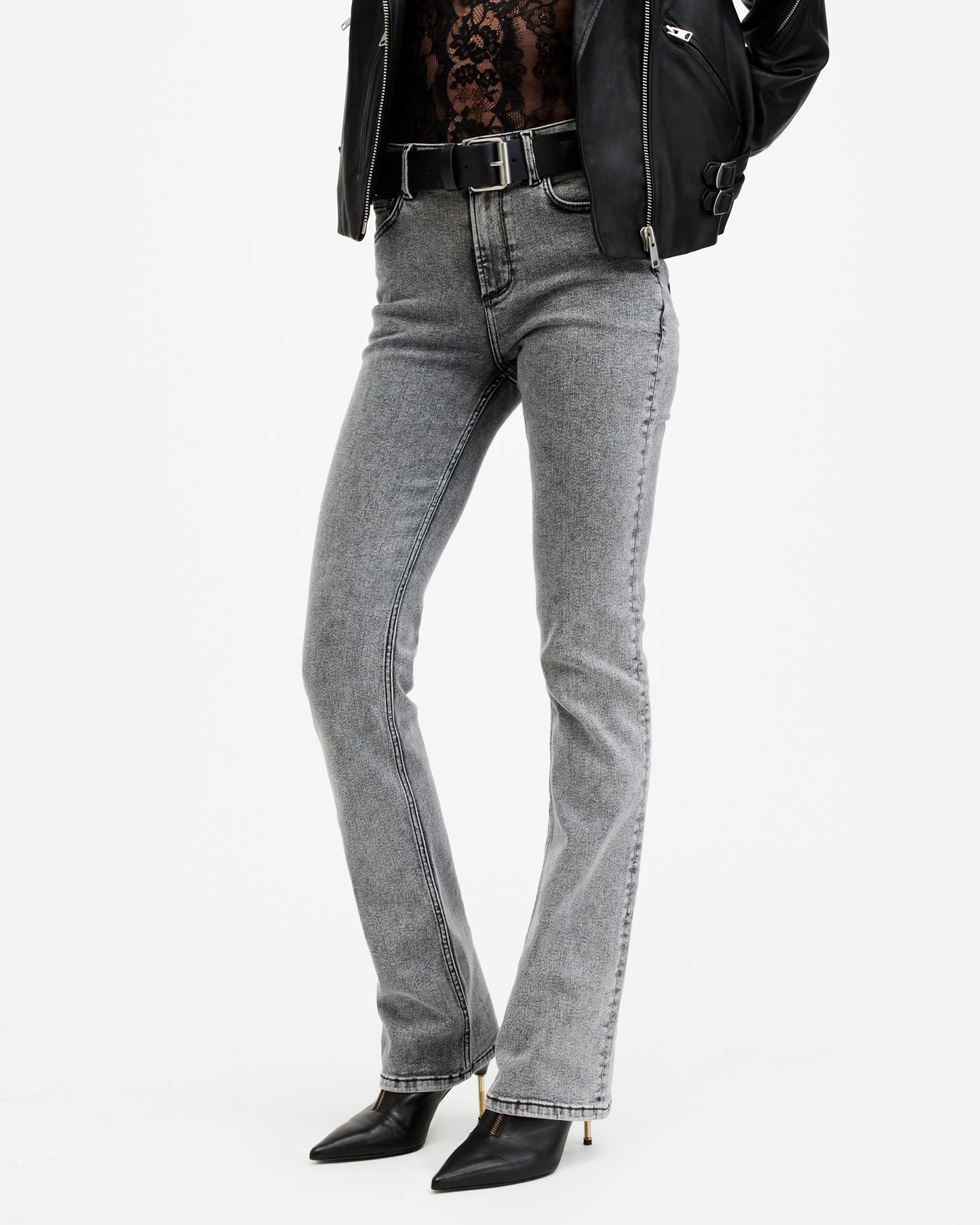 Haldan Slim Bootcut Denim Jeans