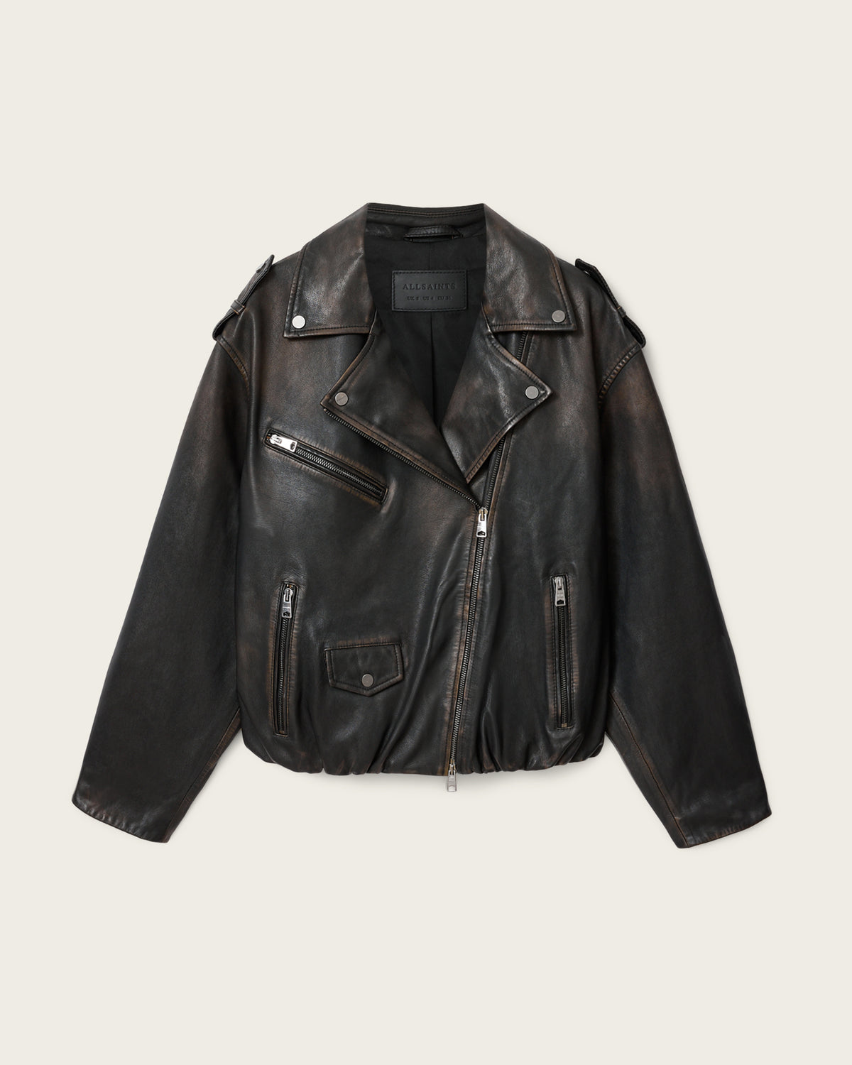 Samina Biker Leather Jacket