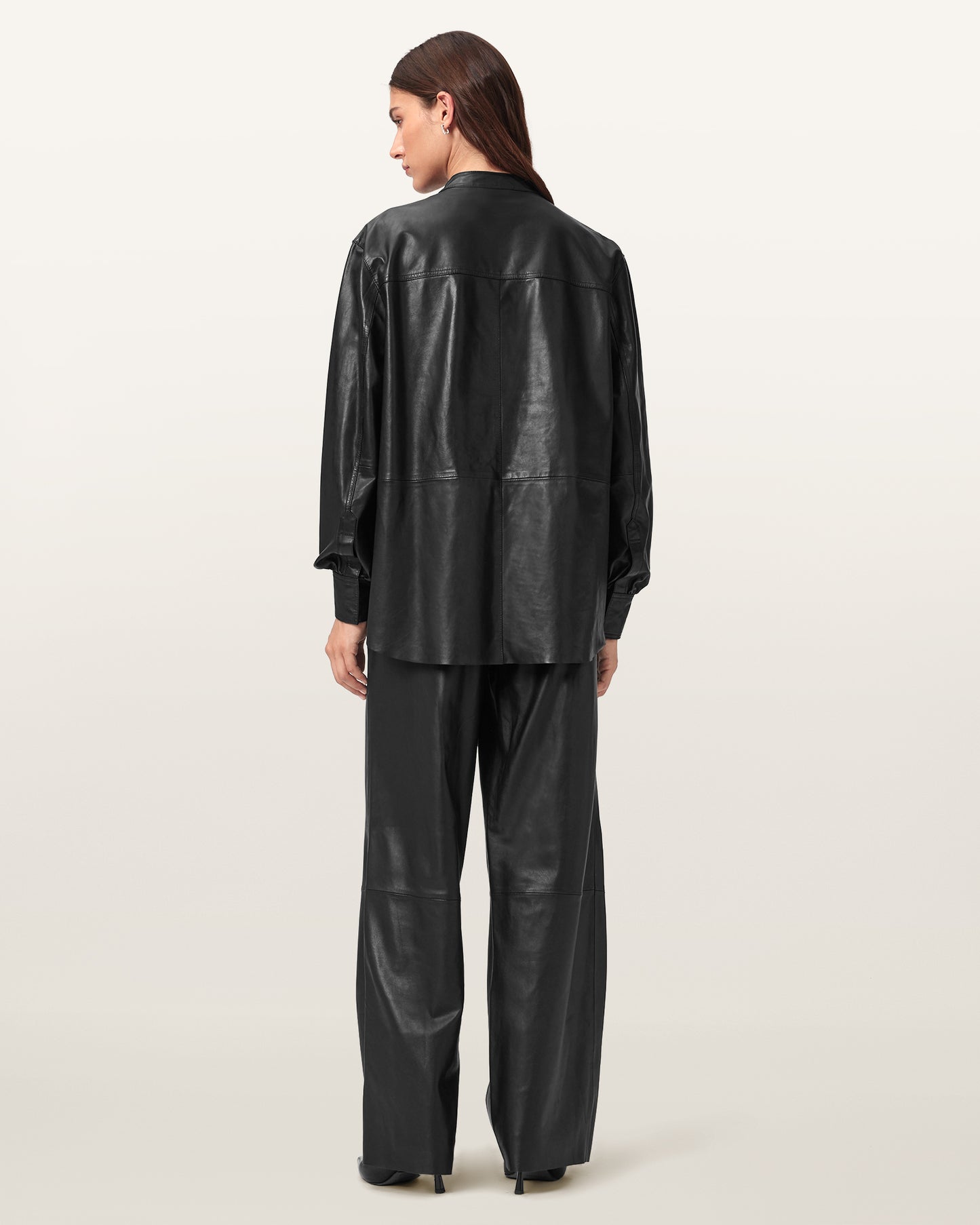 Ash Leather Trouser