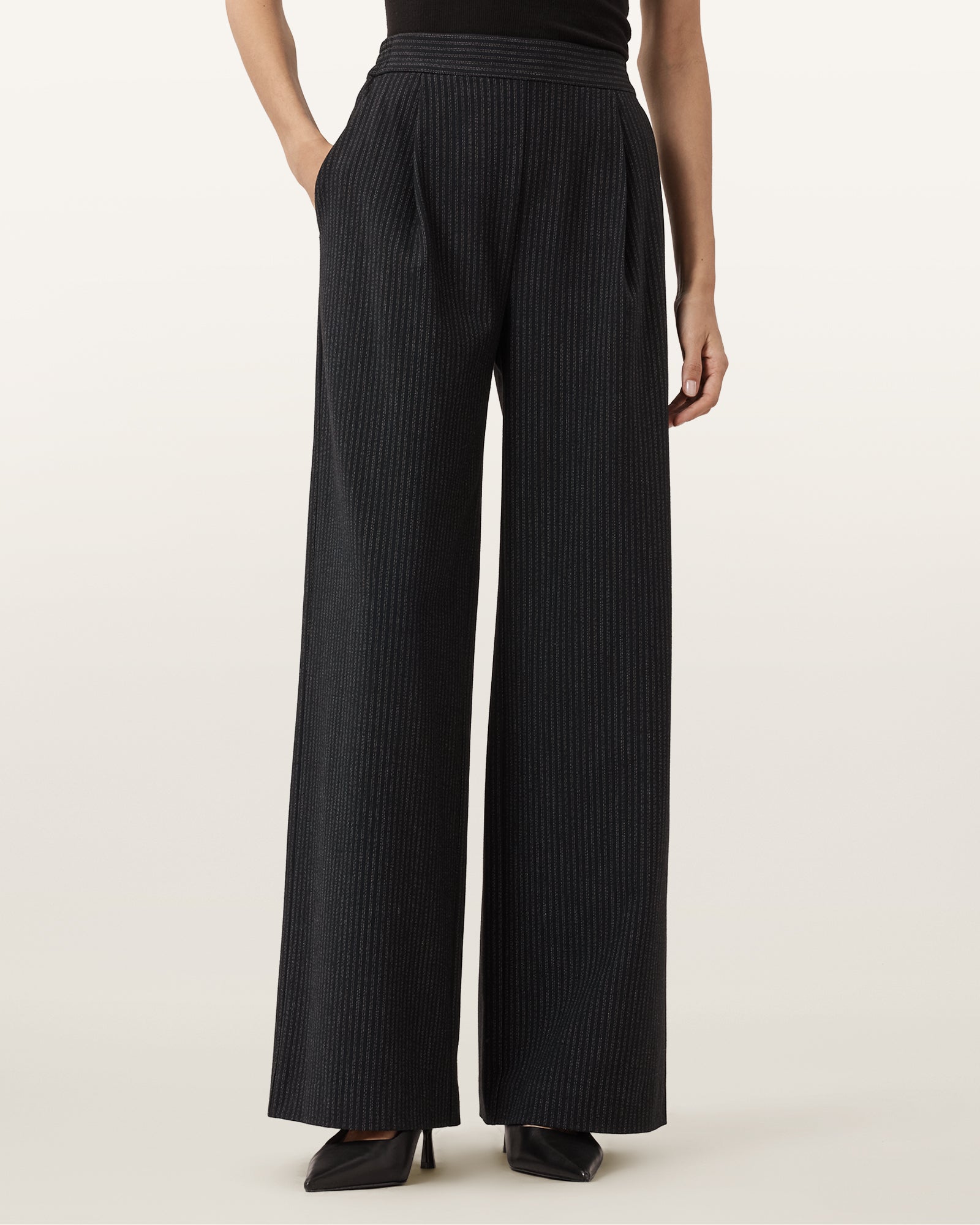 Black Color Aleida Pin Trouser from AllSaints