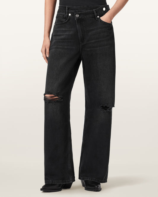 DESTROY BLACK Color Aki Crossover Jean from AllSaints