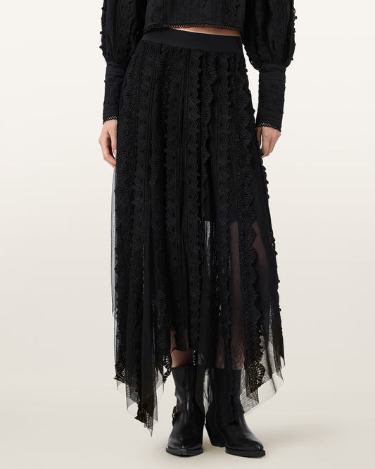 Black Color Vashtie Skirt from AllSaints