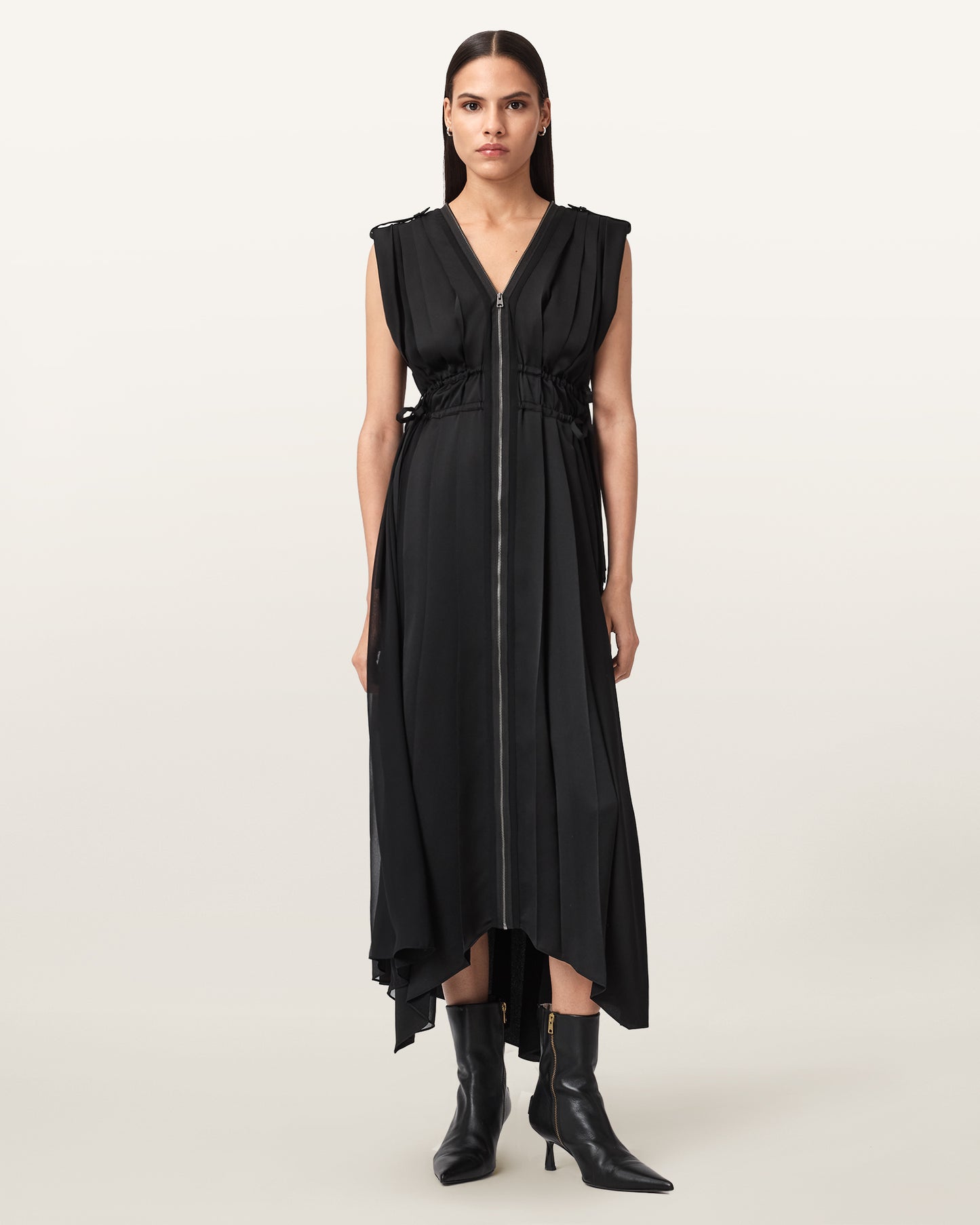 Black Color Amala Dress from AllSaints
