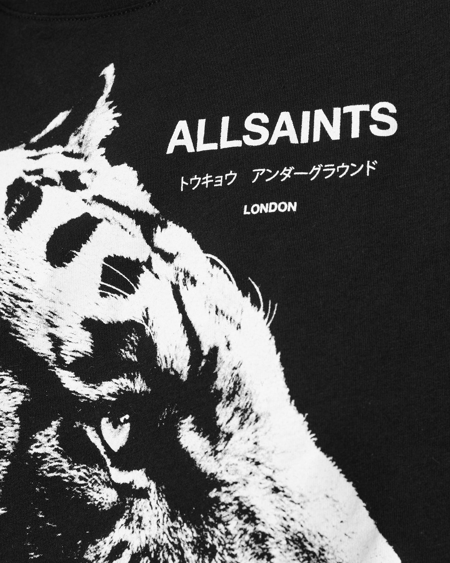 Black Color Ivana Anna Tee from AllSaints