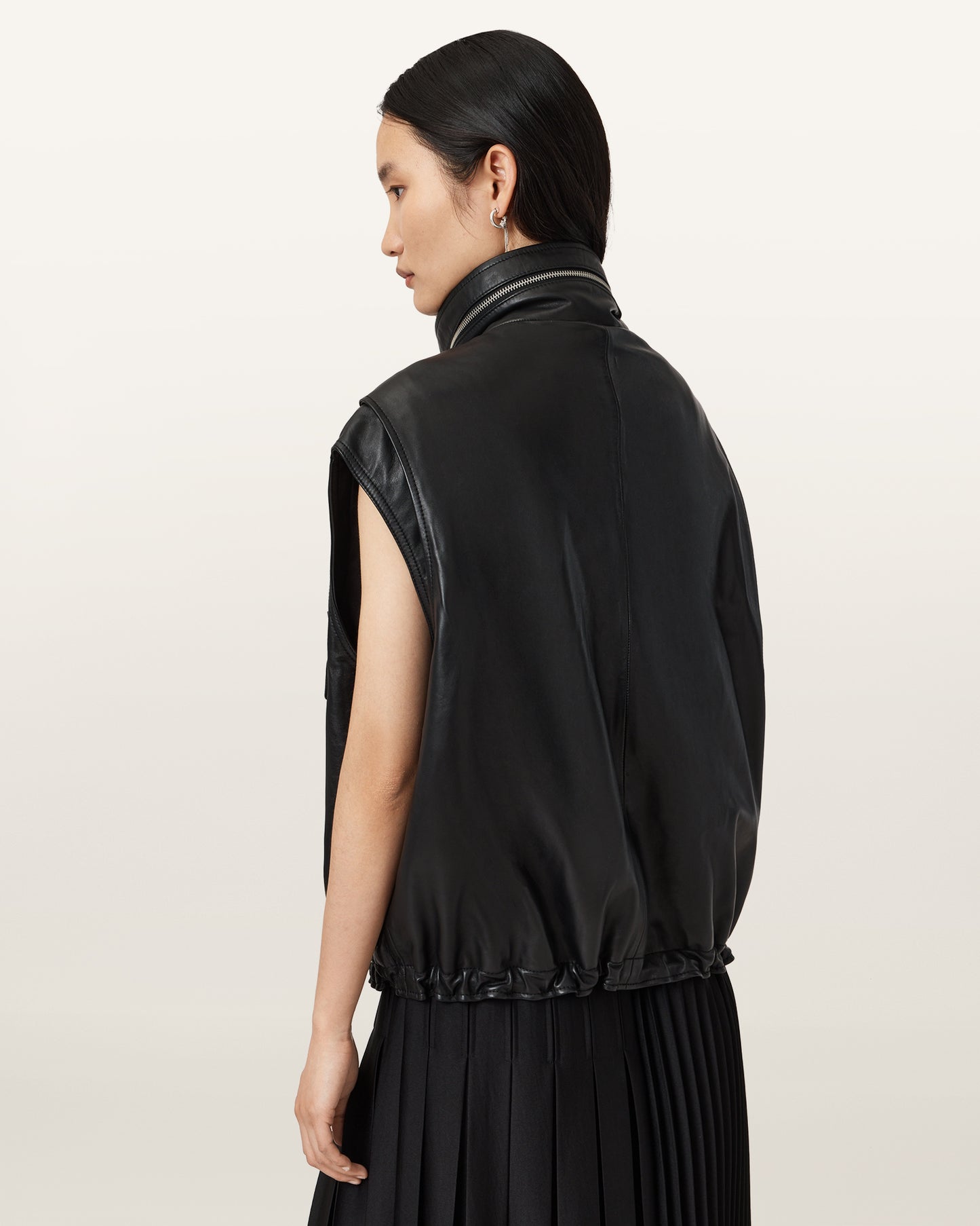 Clay Gilet Leather Jacket