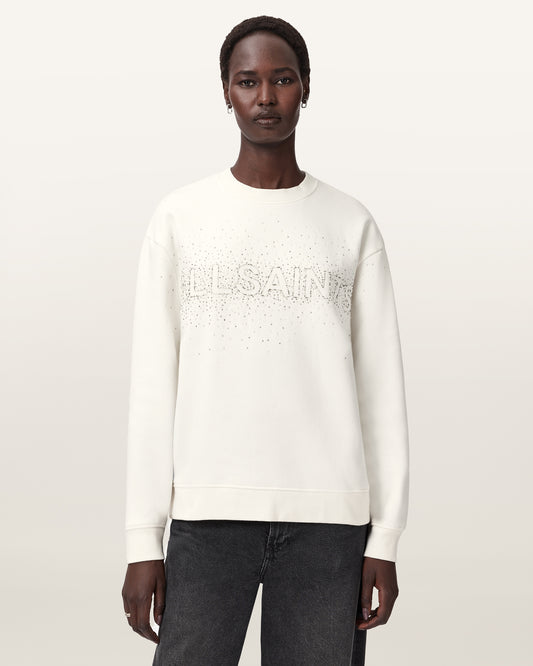 White Color Sprinkle Etta Sweater from AllSaints