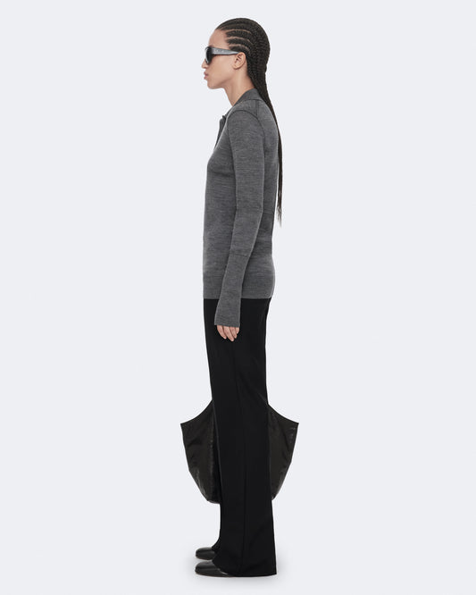 Grey Marl Color Martel Polo Shirt from AllSaints
