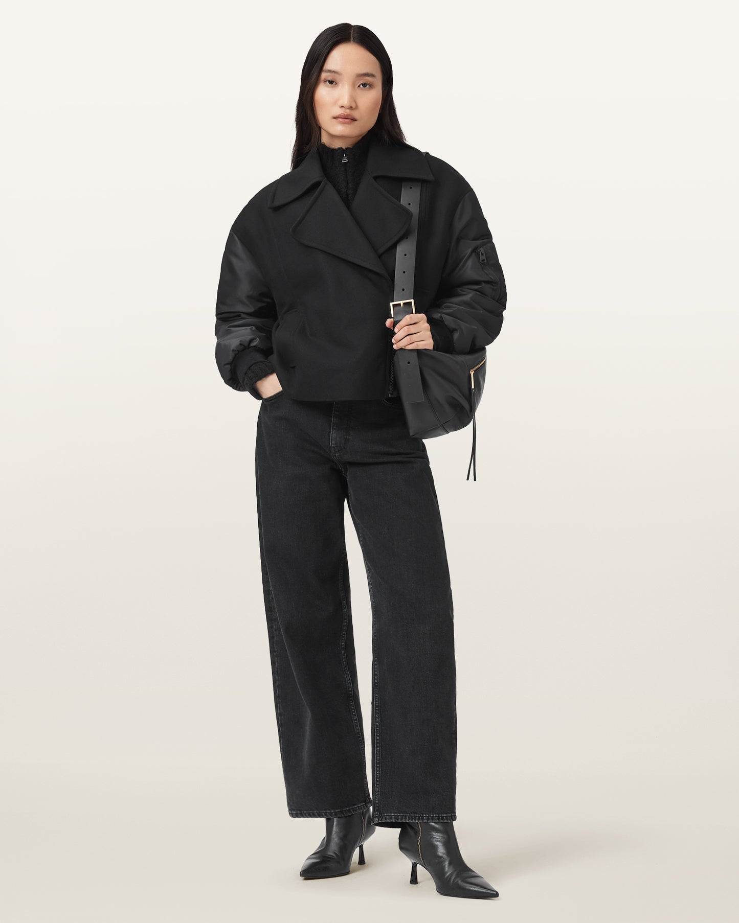 Black Color Orla Jacket from AllSaints