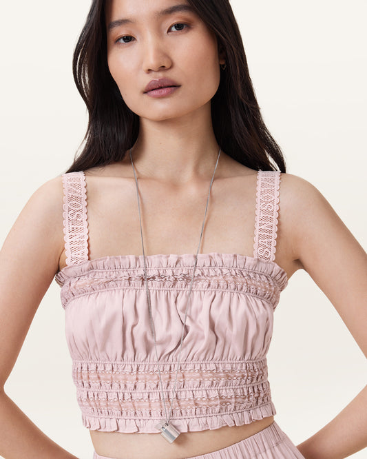 MAUVE PINK Color Talia Top from AllSaints
