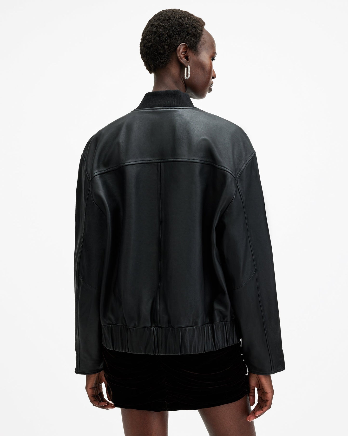 Yara Bomber Leather Jacket