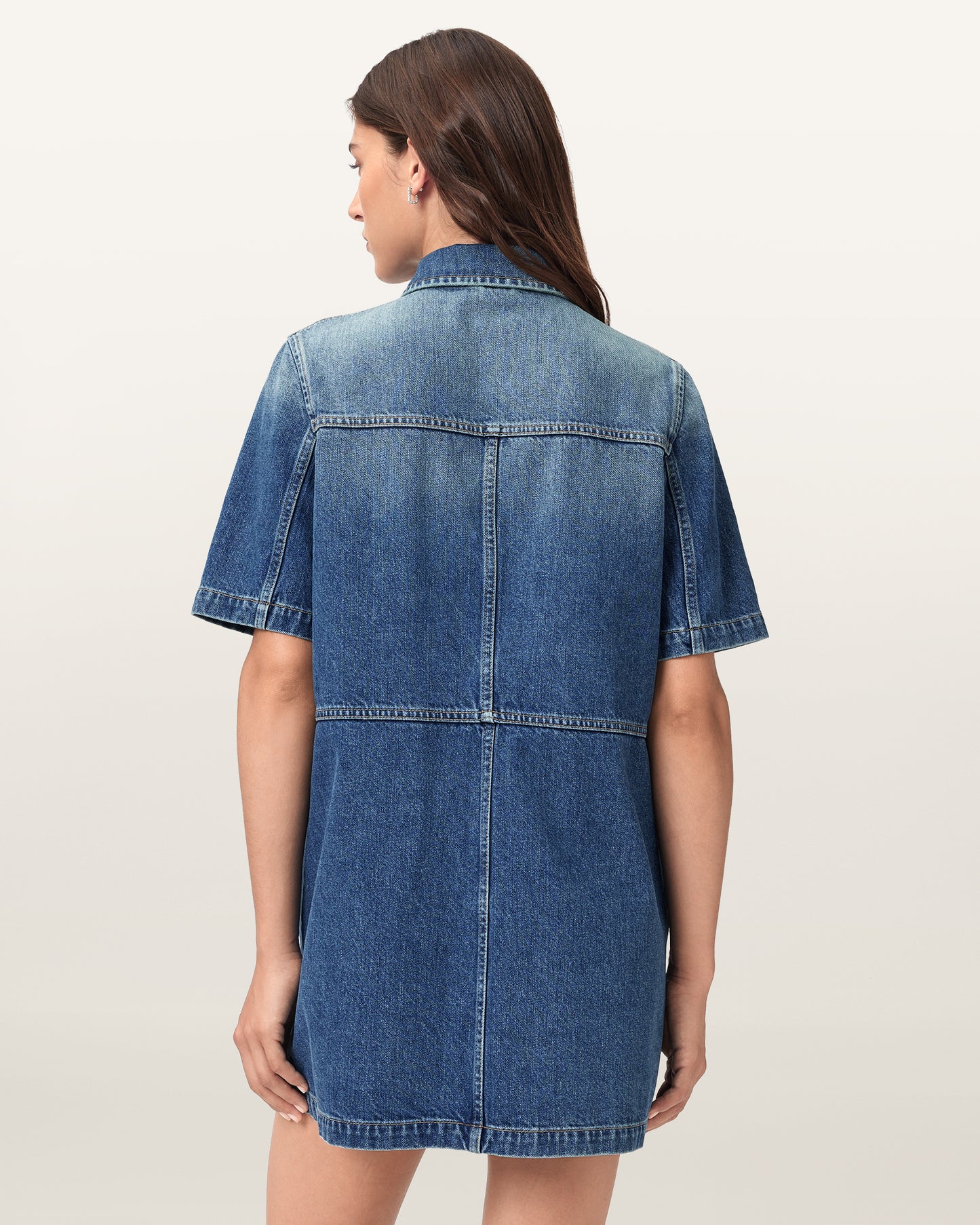 Mid Indigo Color Rock Denim Dress from AllSaints