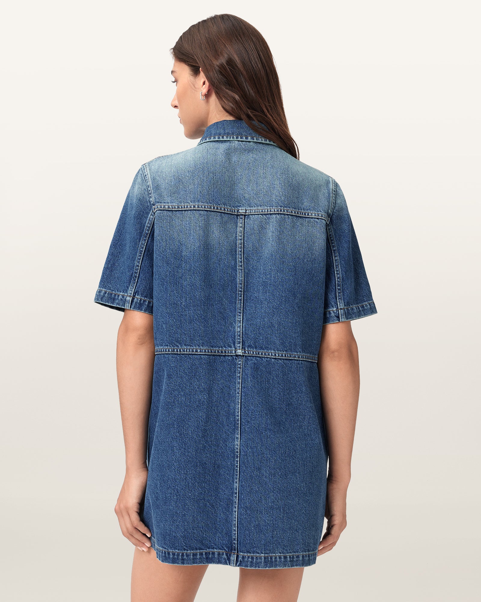 Mid Indigo Color Rock Denim Dress from AllSaints
