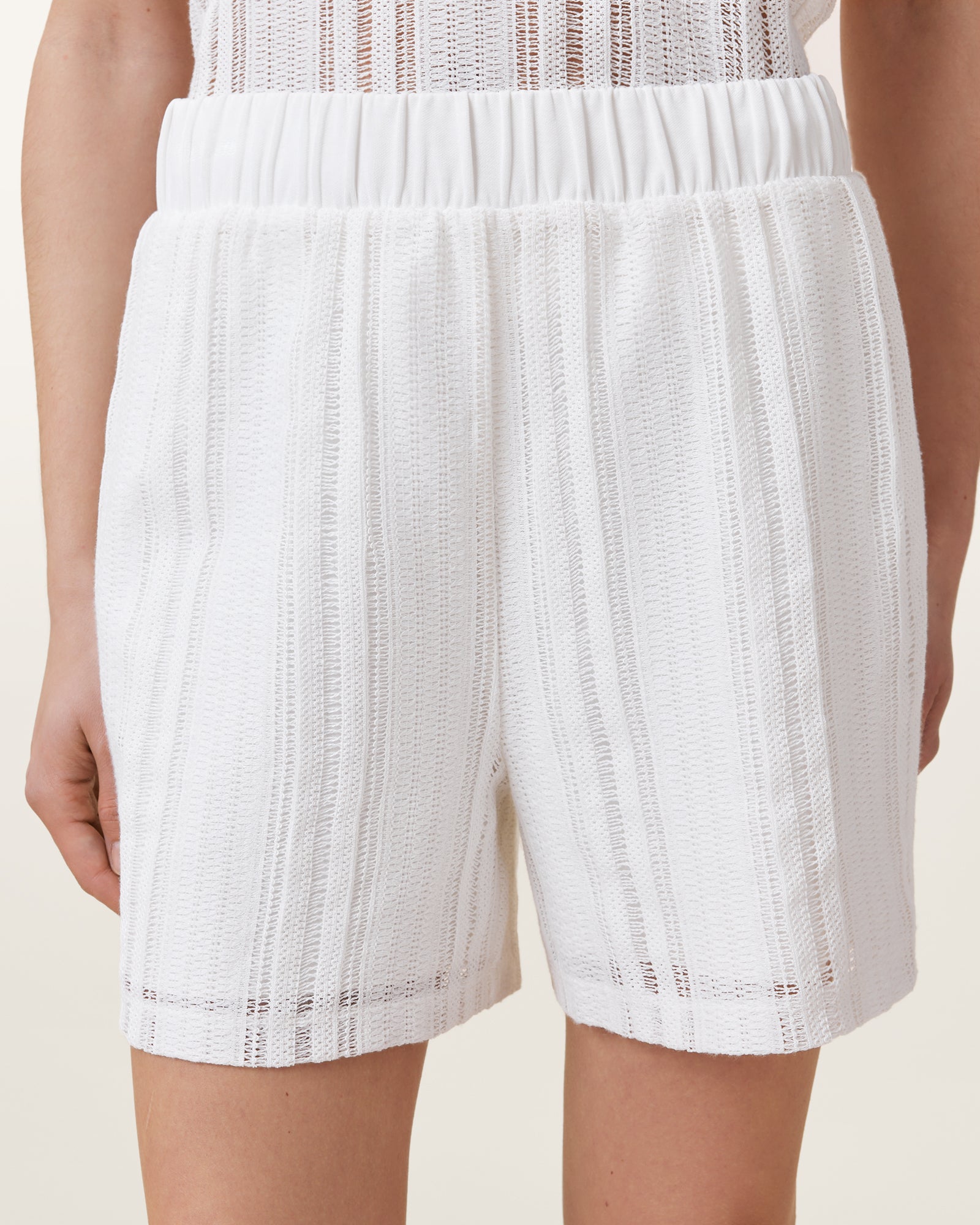 TOFU WHITE Color Giana Crochet Short from AllSaints