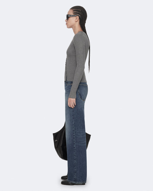 Grey Marl Color Cruz Button Through Cardigan from AllSaints