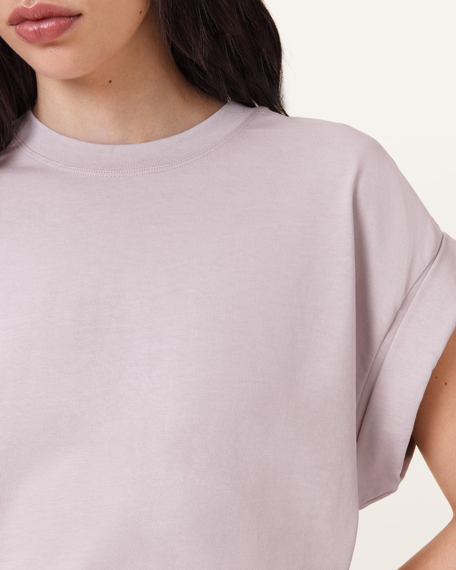 LILAC ASH PINK Color Mira Tee from AllSaints