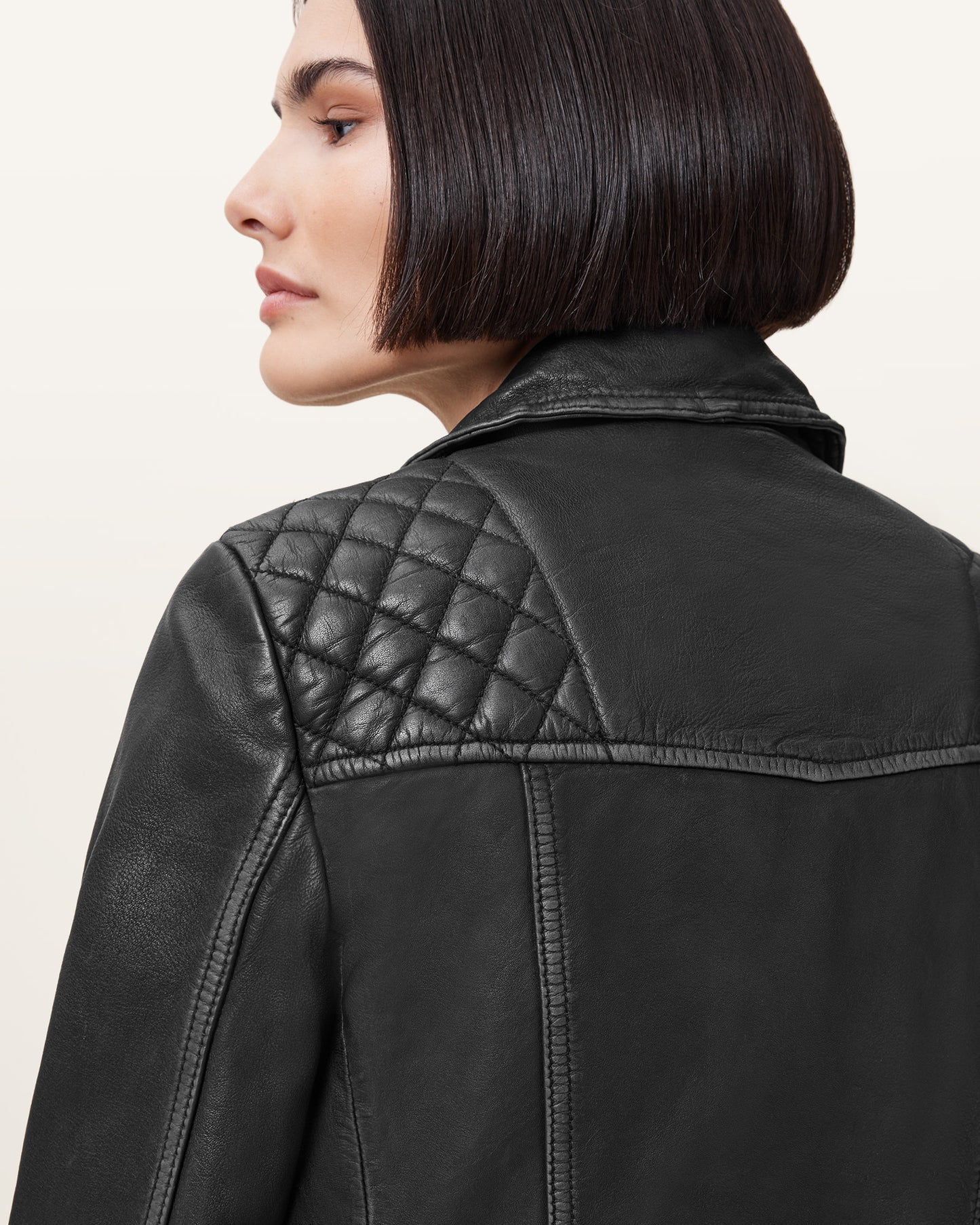 Cargo Biker Leather Jacket