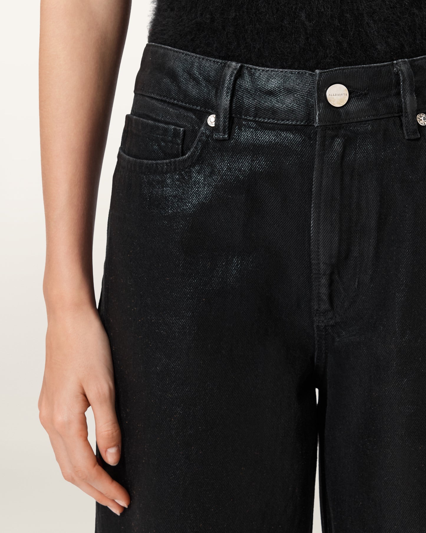 Coated Black Color Daria Jean from AllSaints