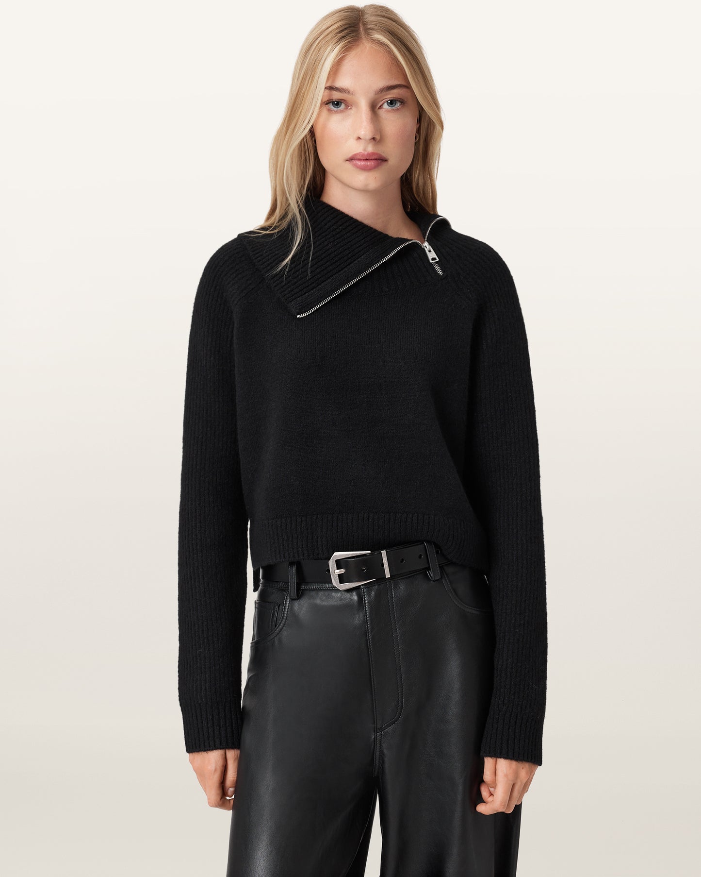 Black Color Jax Roll Neck from AllSaints