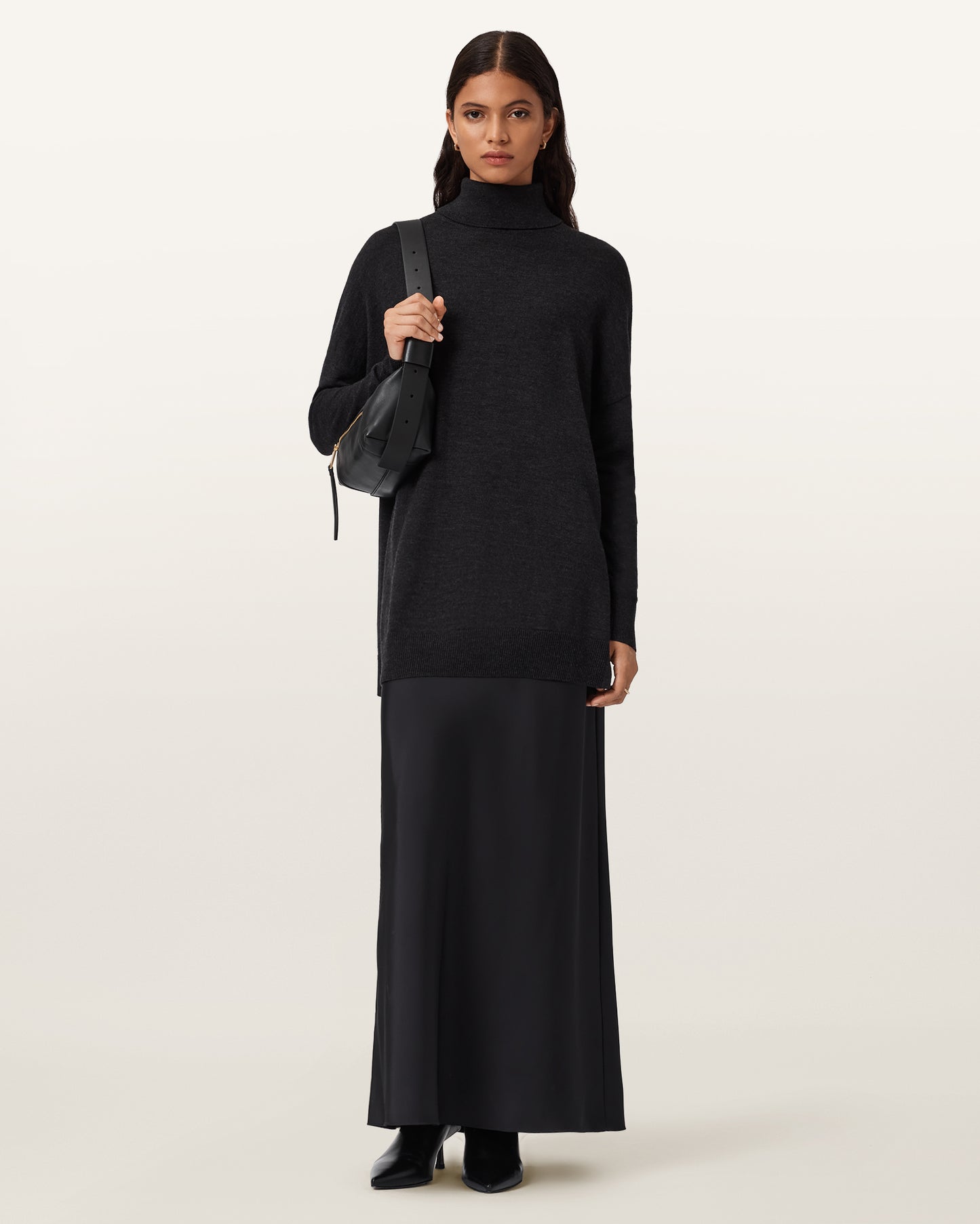 SHADOW BLACK Color Juno Dress from AllSaints