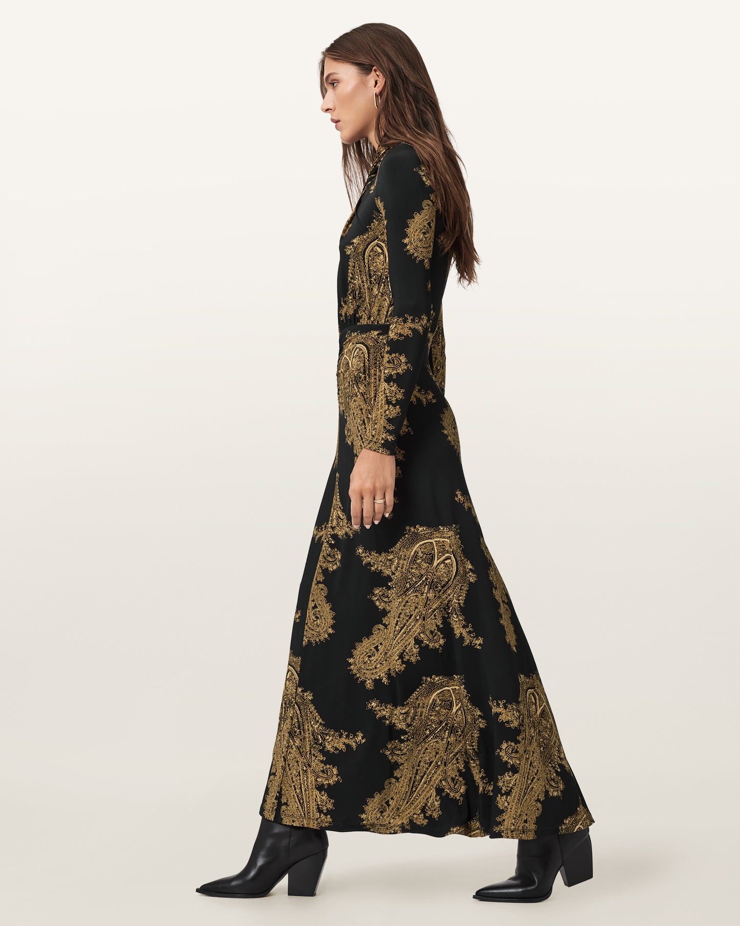 ELLA BLACK Color Mina Dress from AllSaints