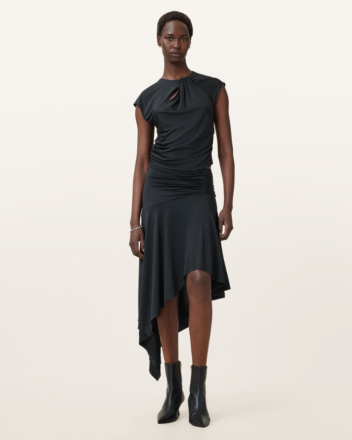 Black Color Annalie Top from AllSaints