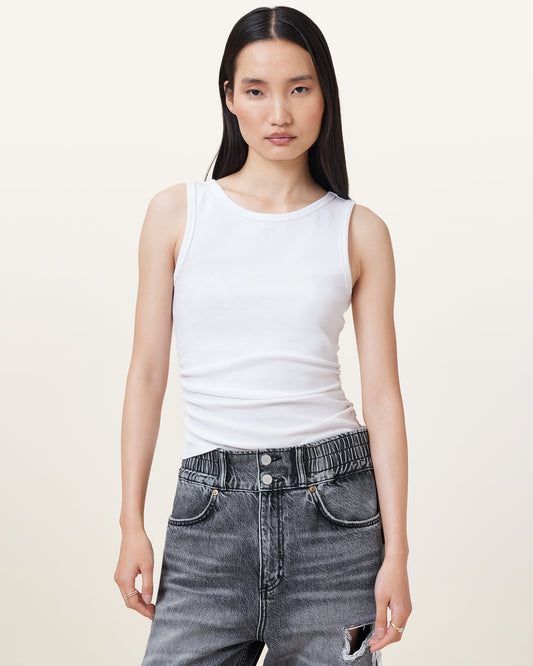 Optic White Color Katarina Tank from AllSaints