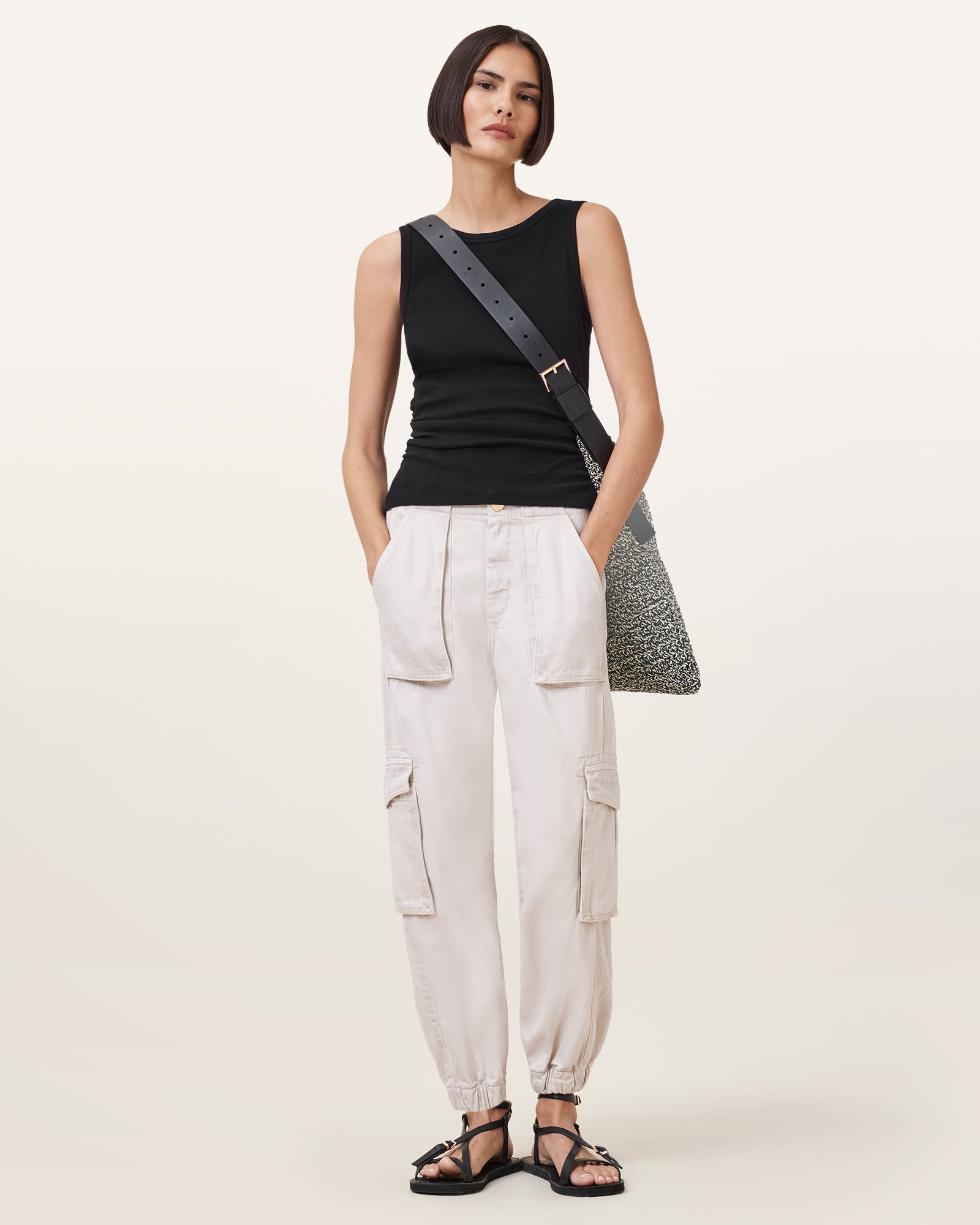Black Color Katarina Tank from AllSaints