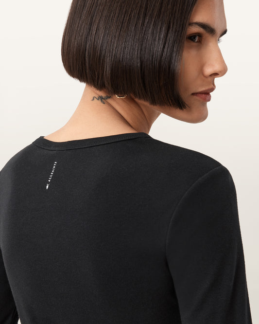 Black Color Stevie LS Tee from AllSaints