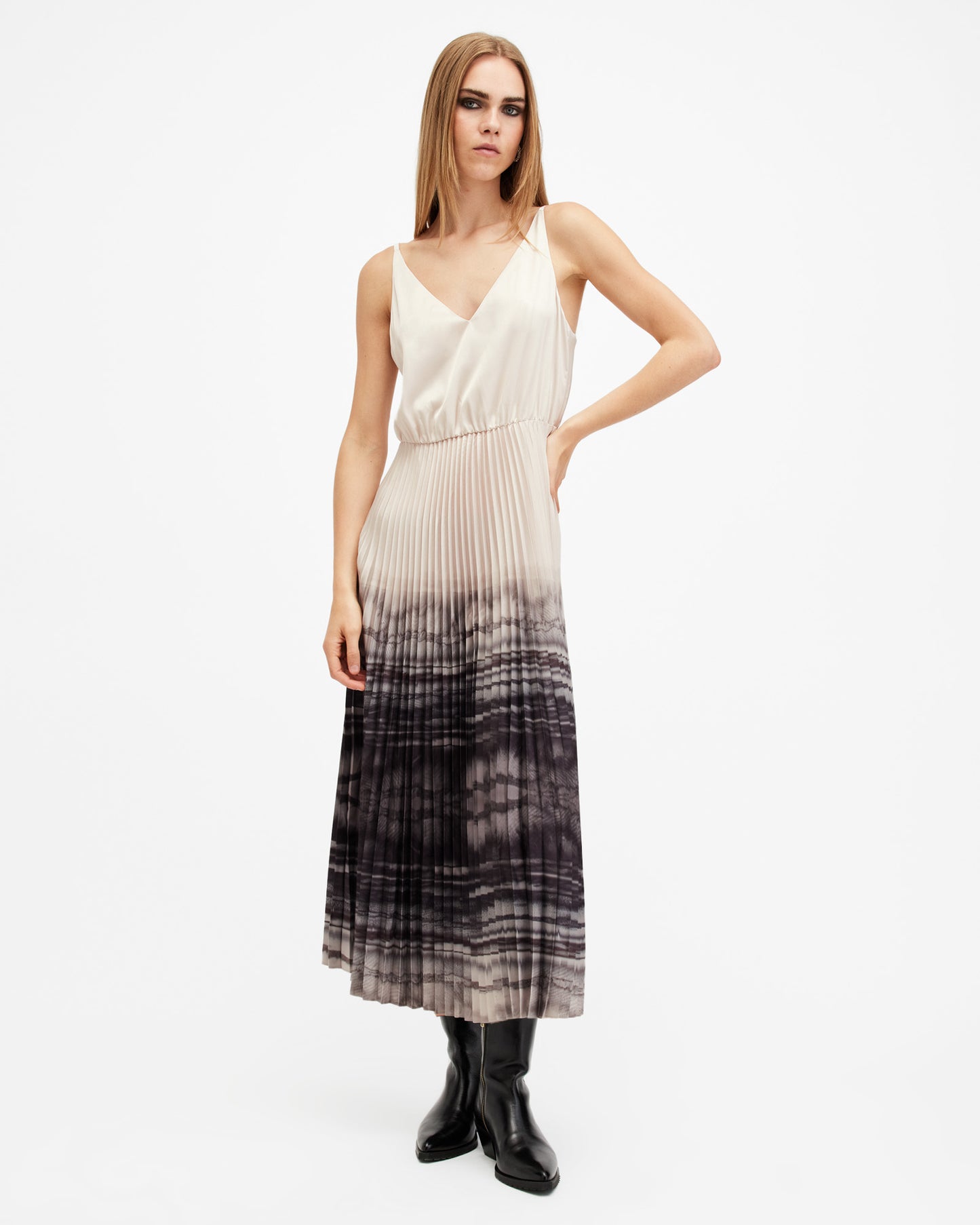 Celilia Pleat 2-in-1 Dress