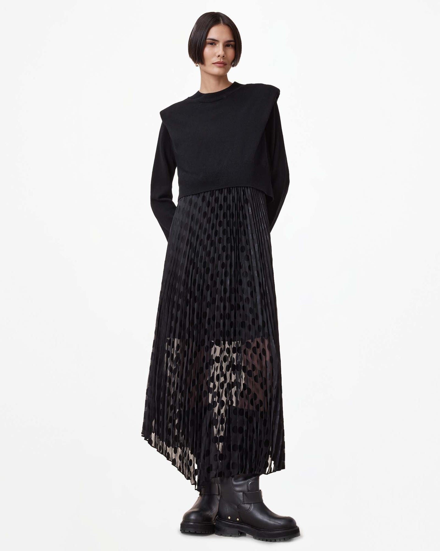 Leia Dott 2-in-1 Dress