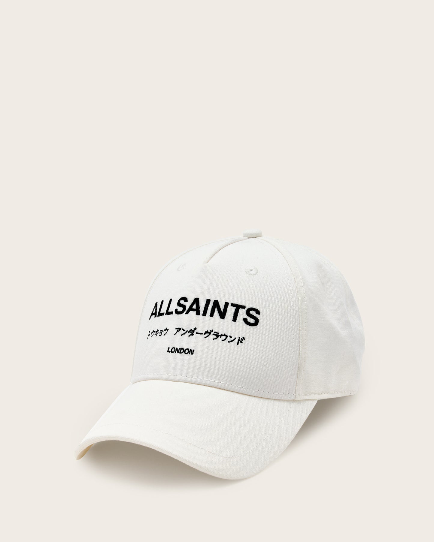 CHALK WHITE/BLACK Color Underground Cap from AllSaints