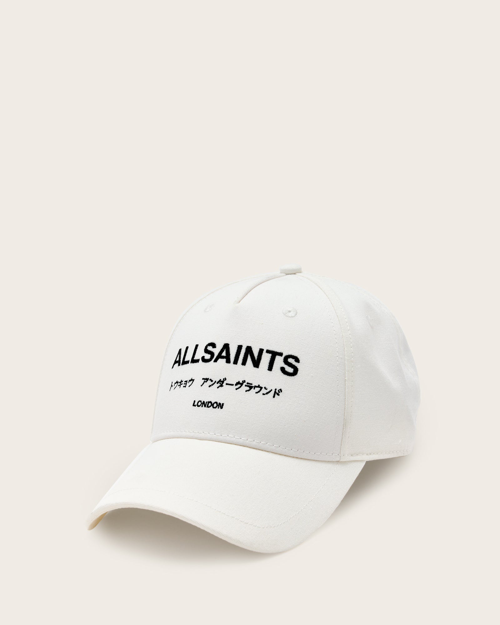 CHALK WHITE/BLACK Color Underground Cap from AllSaints