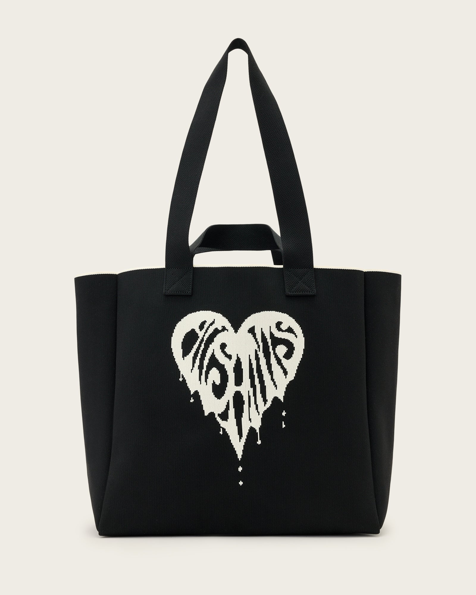 Black Color Izzy Heart E/W Tote from AllSaints